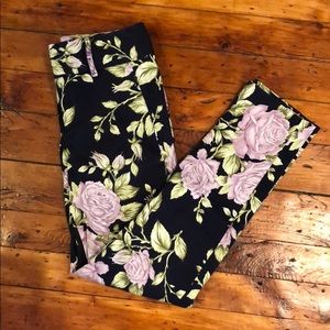 Rag and bone floral trouser pant